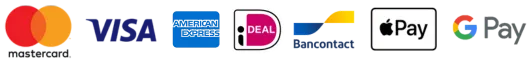 Accepted secure payment methods: Visa, Mastercard, PayPal, Crypto, iDeal, SEPA